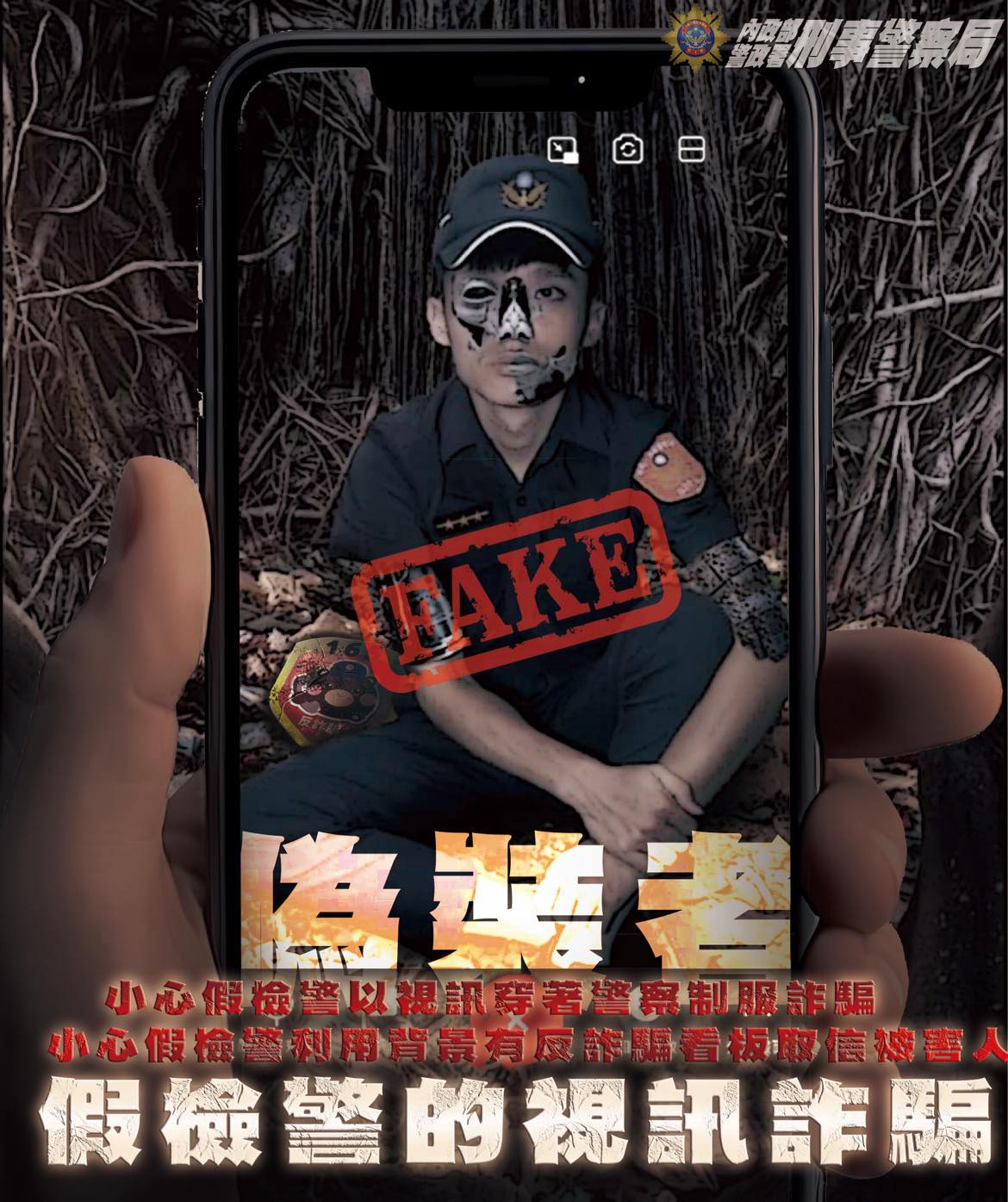 警政報馬仔-假檢警詐騙手法不斷翻新刑事局呼籲冷靜查證-內政部警政署警察廣播電臺全球資訊網