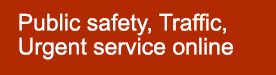 Public safety, Traffic,Urgent service online