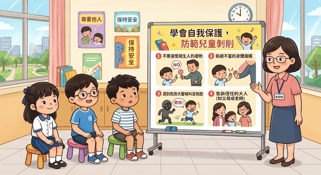 AI防範兒少性剝削示意圖